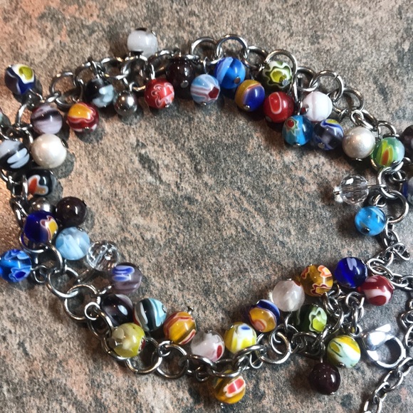 Murano Glass Anklet - Picture 4 of 4